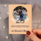 Hochzeitstag - Holzmagnet