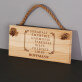 Familie - Holzschild