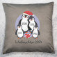 Pinguin-Familie - Kissen