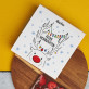 Rentier Zeichen - Schokolade mit Erdbeeren
