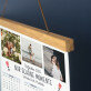 Nur schöne Momente - Poster-Kalender mit Holzleisten