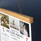 Nur schöne Momente - Poster-Kalender mit Holzleisten