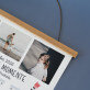 Nur schöne Momente - Poster-Kalender mit Holzleisten