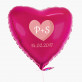 Herz + Datum - Heliumballon - Herz