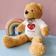 Herz + datum - eddybär 90 cm