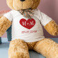 Herz + datum - eddybär 90 cm