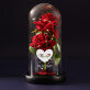 Herz + Datum - Ewige Rose Im Glas