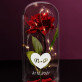 Herz + Datum - Ewige Rose Im Glas