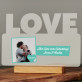 Herz mit foto - Aufdruck auf Acrylglas LOVE