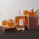 Single Barrel - Whiskykaraffe und Whiskygläser - Set mit Gravur