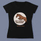 Wir springen zusammen - Schwarzes T-Shirt für Damen