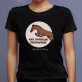 Wir springen zusammen - Schwarzes T-Shirt für Damen