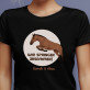 Wir springen zusammen - Schwarzes T-Shirt für Damen