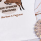 Wir springen zusammen - T-Shirt mit Aufdruck für Damen