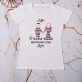 wir kleben aneinander fest - T-Shirts für Paare