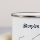 Skorpion - emaillierter Becher