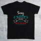Bescheiden - Schwarzes T-Shirt für Herren