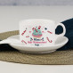 Süße Weihnachten - Tasse mit Untertasse