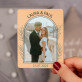 Hochzeitsandenken - Holzmagnet
