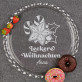 Leckere Weihnachten - Tortenplatte flach