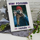 Stay focused - Bilderrahmen mit Aufdruck