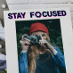 Stay focused - Bilderrahmen mit Aufdruck