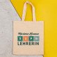 SUPEr Lehrerin- Baumwolltasche mit Aufdruck