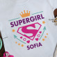 Supergirl - T-shirt mit Aufdruck für Kinder