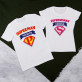 Superman, Superwoman - T-Shirts für Paare