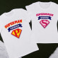 Superman, Superwoman - T-Shirts für Paare