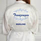 Trauzeugin2 - Bademantel aus Satin 