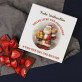 Frohe Weihnachten voller Liebe - Schokolade mit Erdbeeren