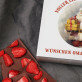 Frohe Weihnachten voller Liebe - Schokolade mit Erdbeeren