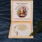 Frohe Weihnachten voller Liebe - Rosenkranz in Holzkiste