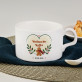 Weihnachts Kaffee - Tasse mit Untertasse