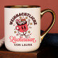 Weihnachtliche Leckereien - Ein Becher mit farbigem rand