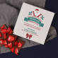Fröhliche Weihnachten - Schokolade mit Erdbeeren