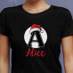 Initiale mit namen - Schwarzes T-Shirt für Damen