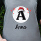 Weihnachts-Initiale mit Namen - Kochschürze
