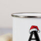 Weihnachts-Initiale mit Namen - Emaillierte Tassen