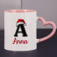 Weihnachts-Initiale mit Namen - Tassen