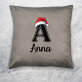 Weihnachts-Initiale mit Namen - Kissen