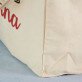 Weihnachts-Initiale mit Namen - Baumwolltasche mit Aufdruck