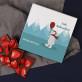 Weihnachten Bär - Schokolade mit Erdbeeren