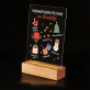 Weihnachtliches Must-Have - Druck auf Acrylglas mit LED Beleuchtung