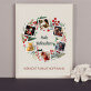 Weihnachtskranz Fotos - Collage aus Fotos