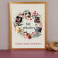 Weihnachtskranz Fotos - Collage aus Fotos