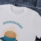 Frischgebackener Magister - T-Shirt mit Aufdruck für Herren