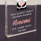 das Glück trägt deinen Namen - Acrylblock
