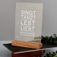 Glück - Druck auf Acrylglas